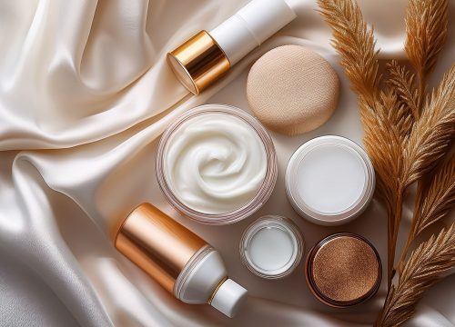 Assorted medical-grade skin care products