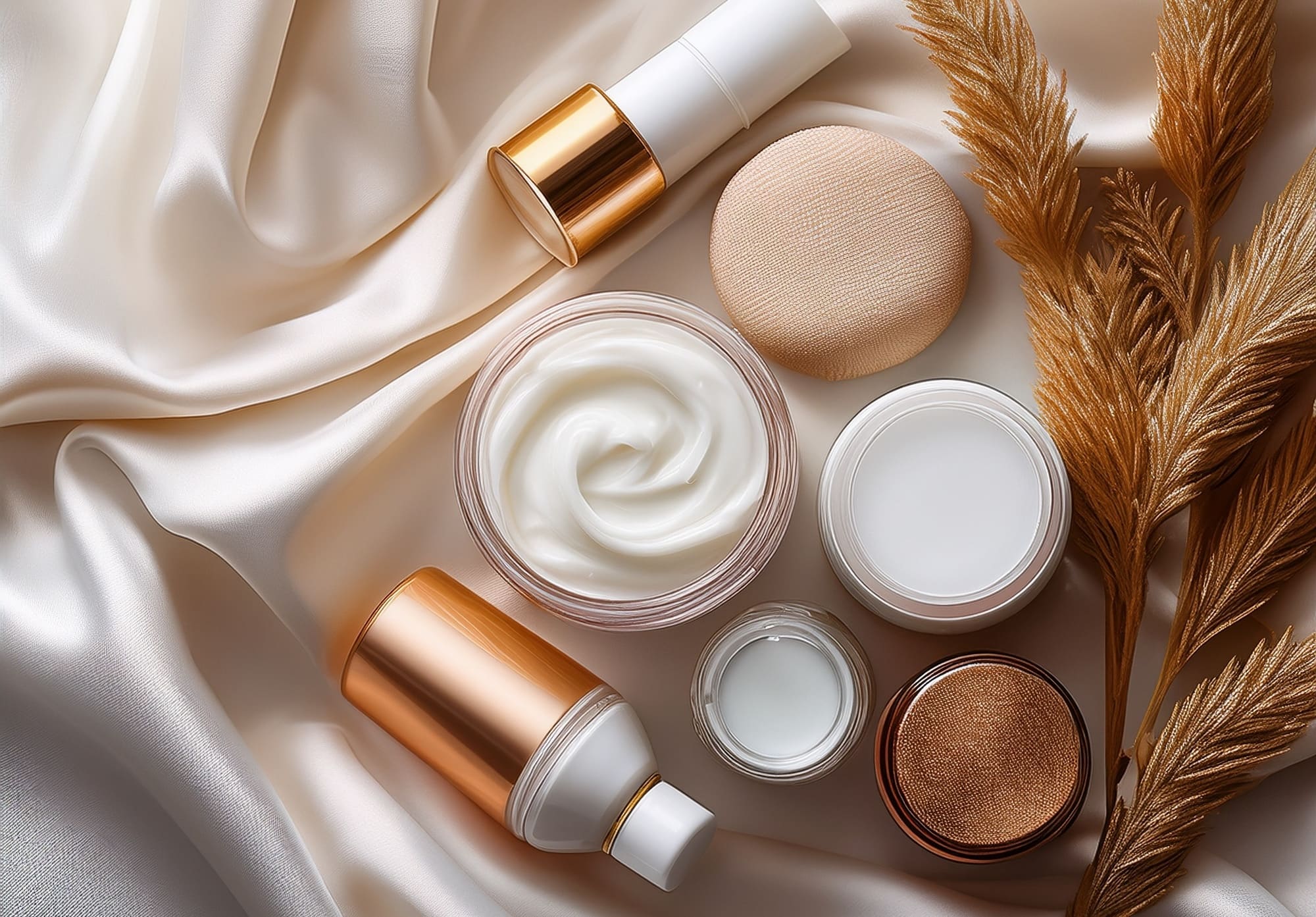 Assorted medical-grade skin care products