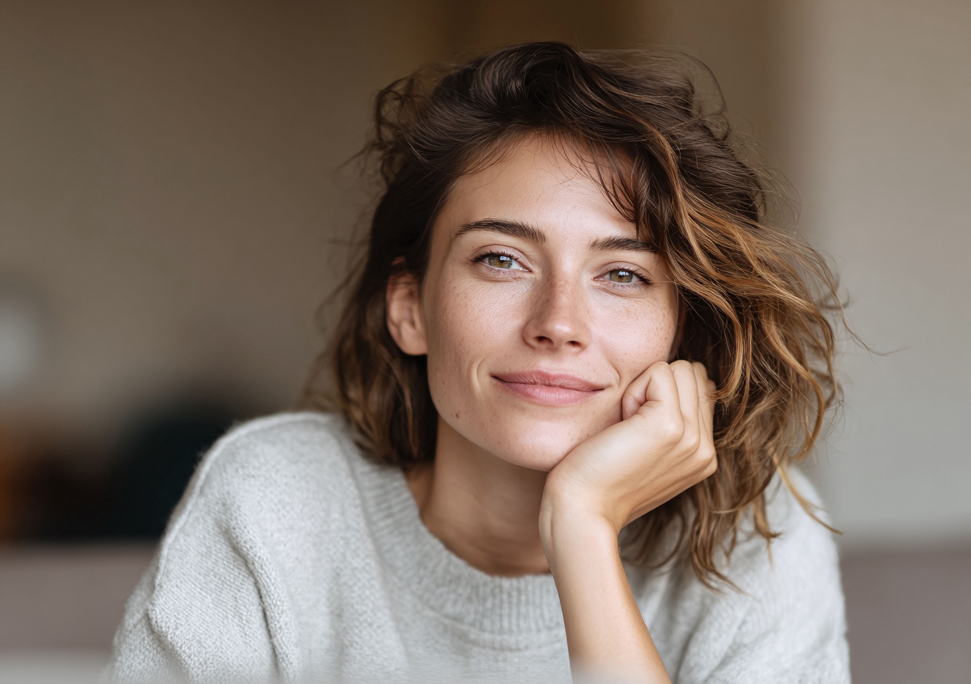 Photo of a woman with rejuvenated youth after eMatrix Eye Rejuvenation